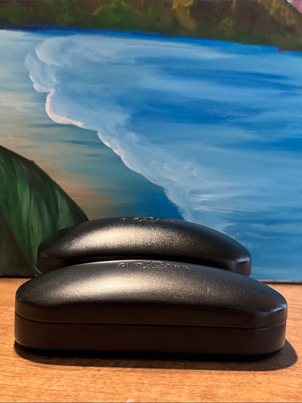 Coach Set of 2 Black Hard Sunglass Cases (one large, one medium) - Picture 4 of 11